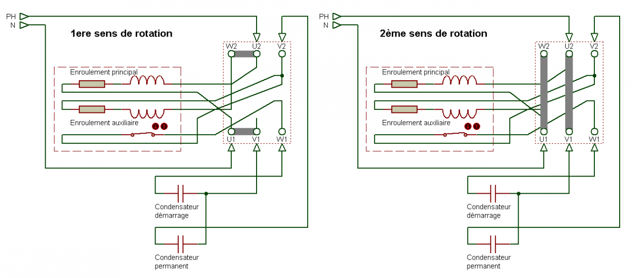 Interrupteur Centrifuge Mécanique Monophasé L14-102Y - Pour Moteur électrique, Machine à Coudre